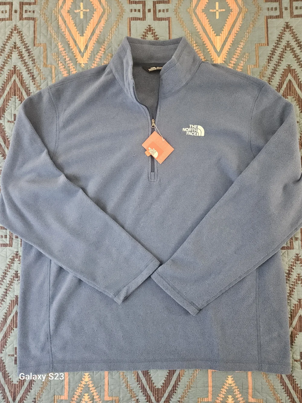 The North Face‎ Men’s Quarter-Zip Fleece Pullover - Blue